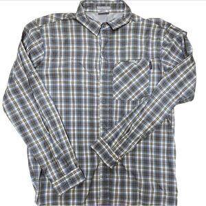 Columbia Men’s Plaid Insect Blocker Long Sleeve Button Down Shirt